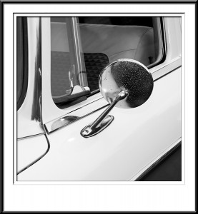 1956 Studebaker Closeup - Drivers Door Mirror