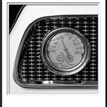 1956 Studebaker Closeup - Dash Thermometer