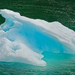 An Iceberg in Tracy Arm Near Juneau, Alaska