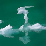 An Iceberg in Tracy Arm Near Juneau, Alaska